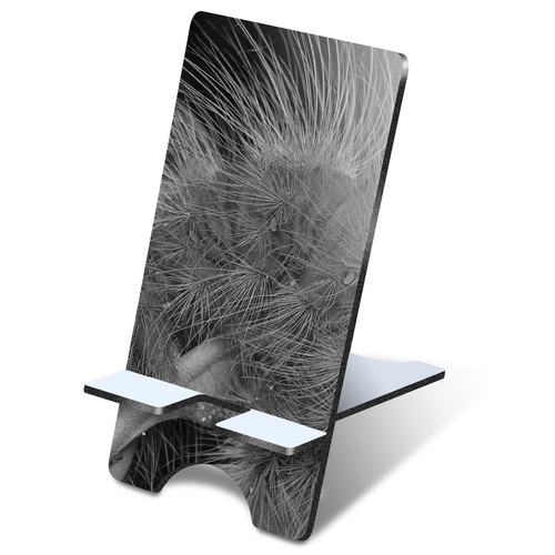 3mm mdf phone stand - mdf, bw