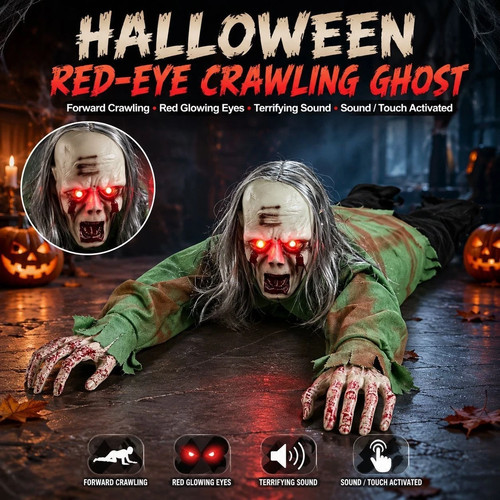 Animated crawling zombie - animated,